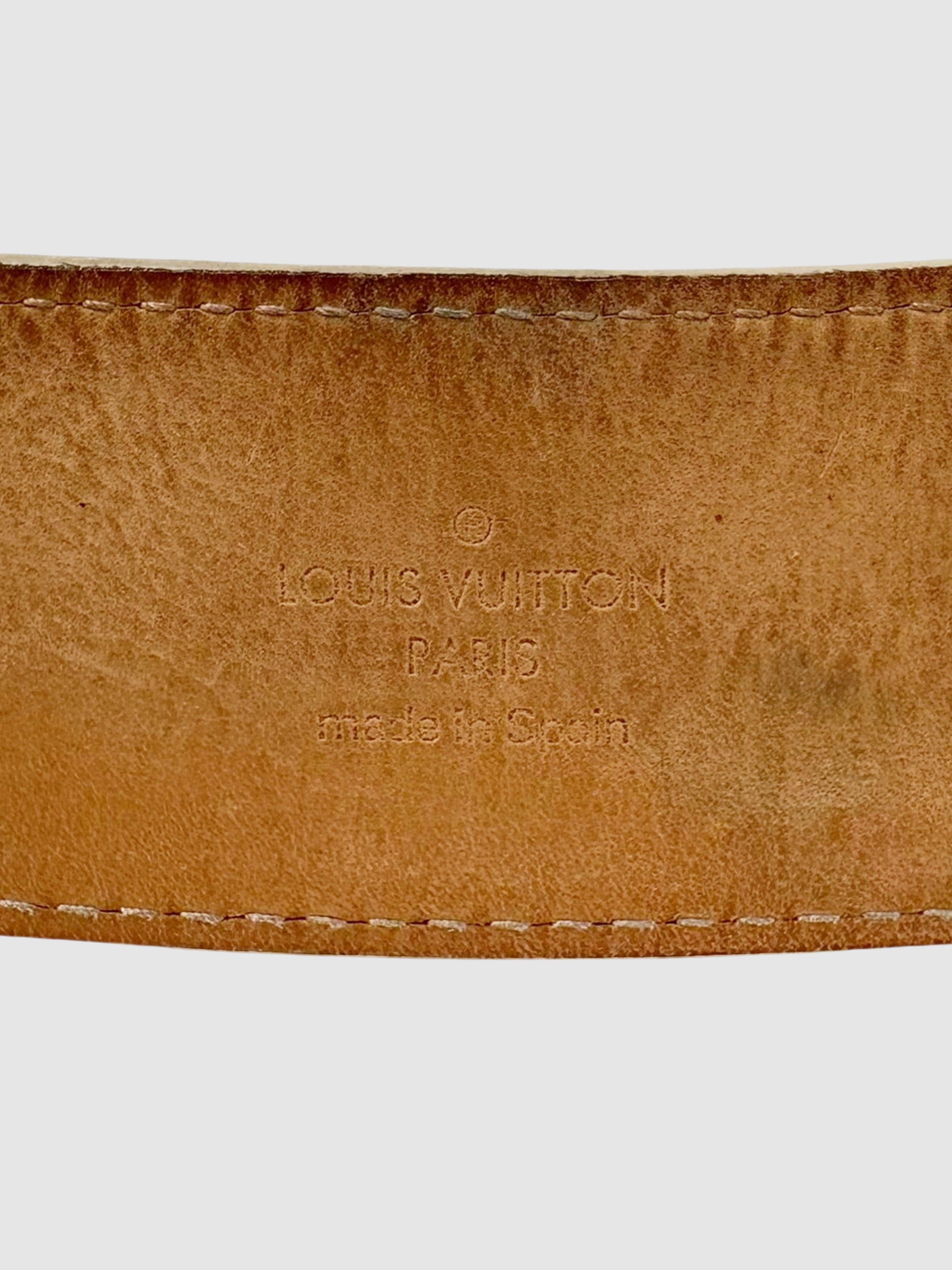 Damier Azur Belt