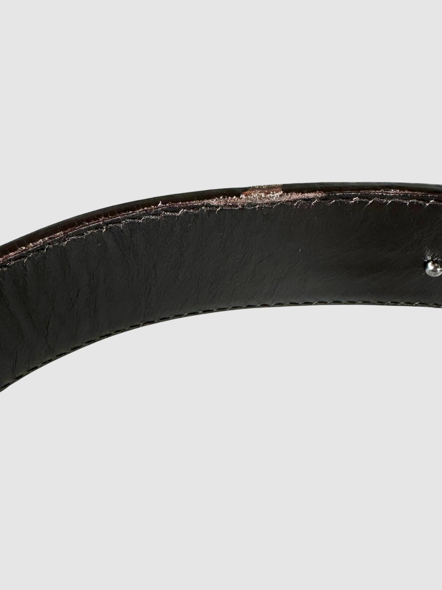 Monogram Canvas Interlocking G Belt