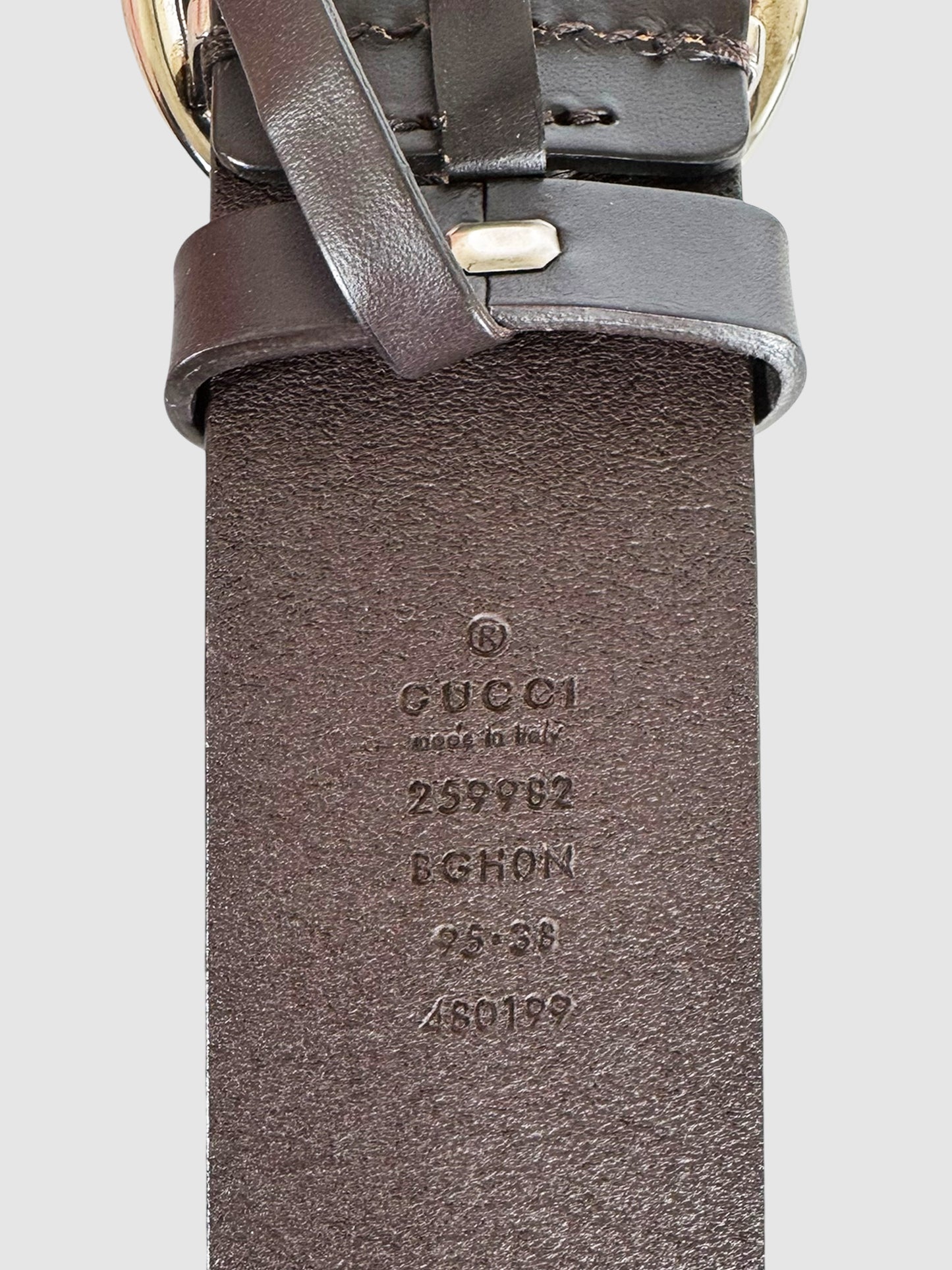 GG Marmont Wide Leather Belt