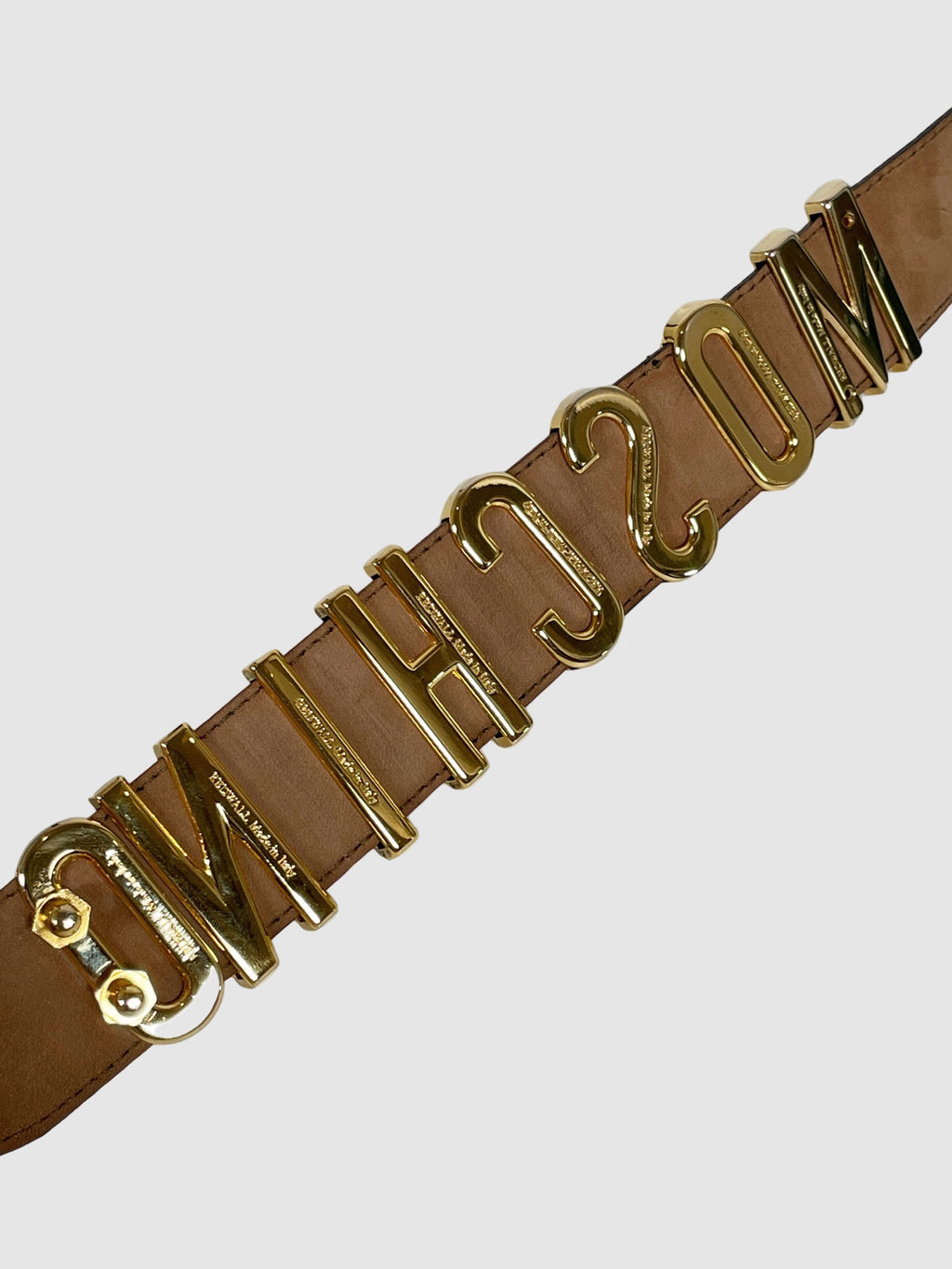 Logo Leather Belt - Size 42