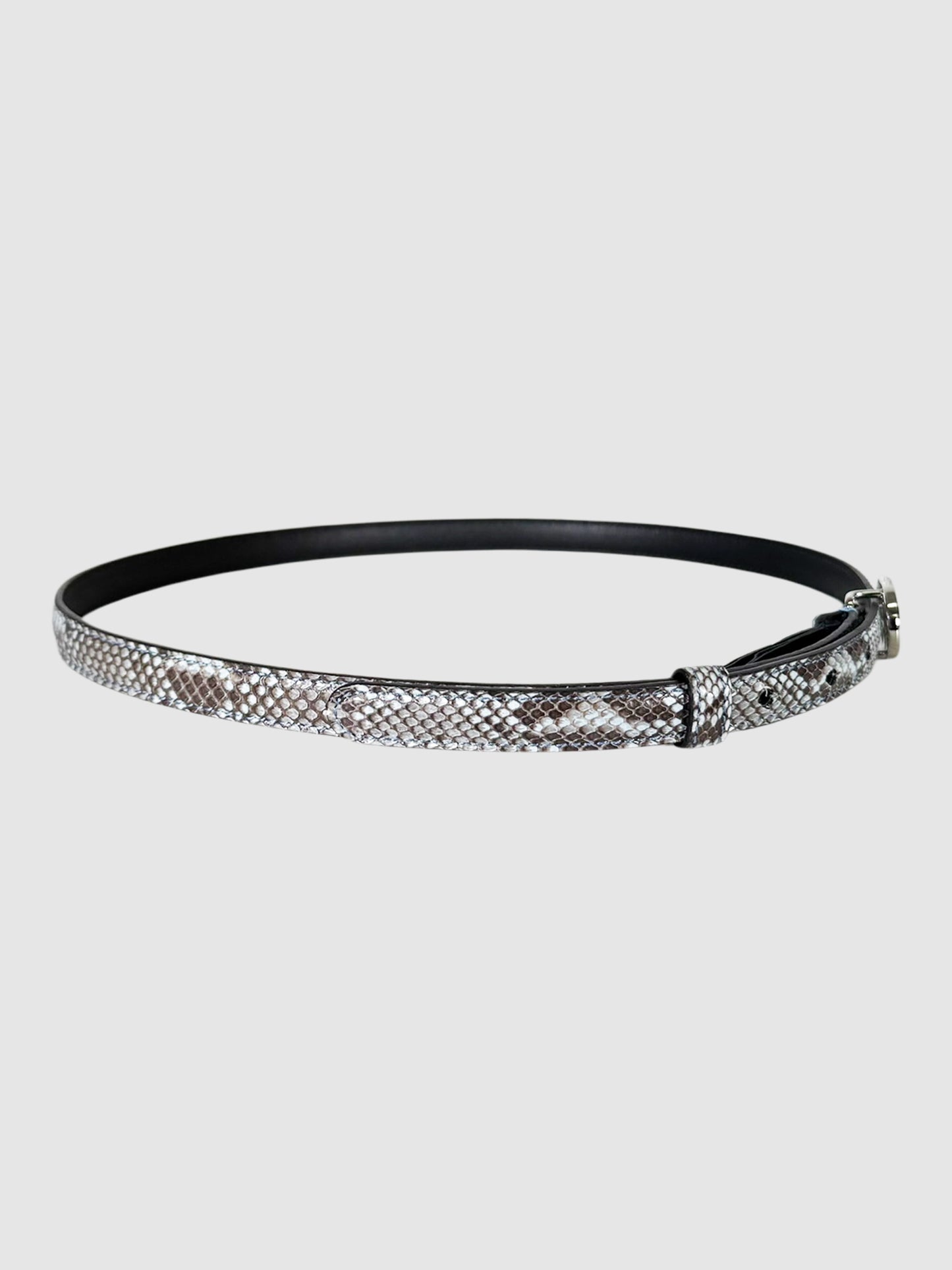 Narrow Python GG Logo Belt