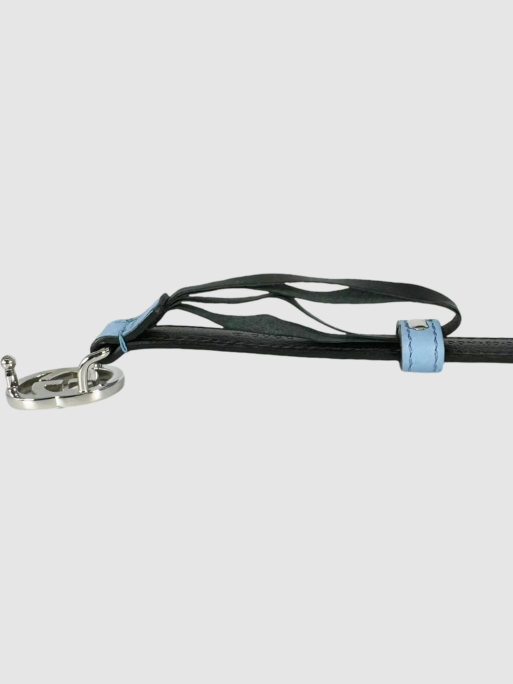 Moon GG Narrow Leather Belt