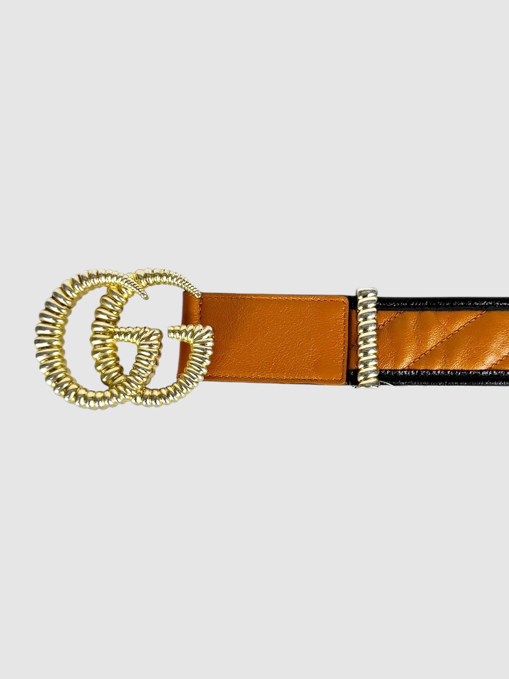 Azalea Torchon Leather Belt