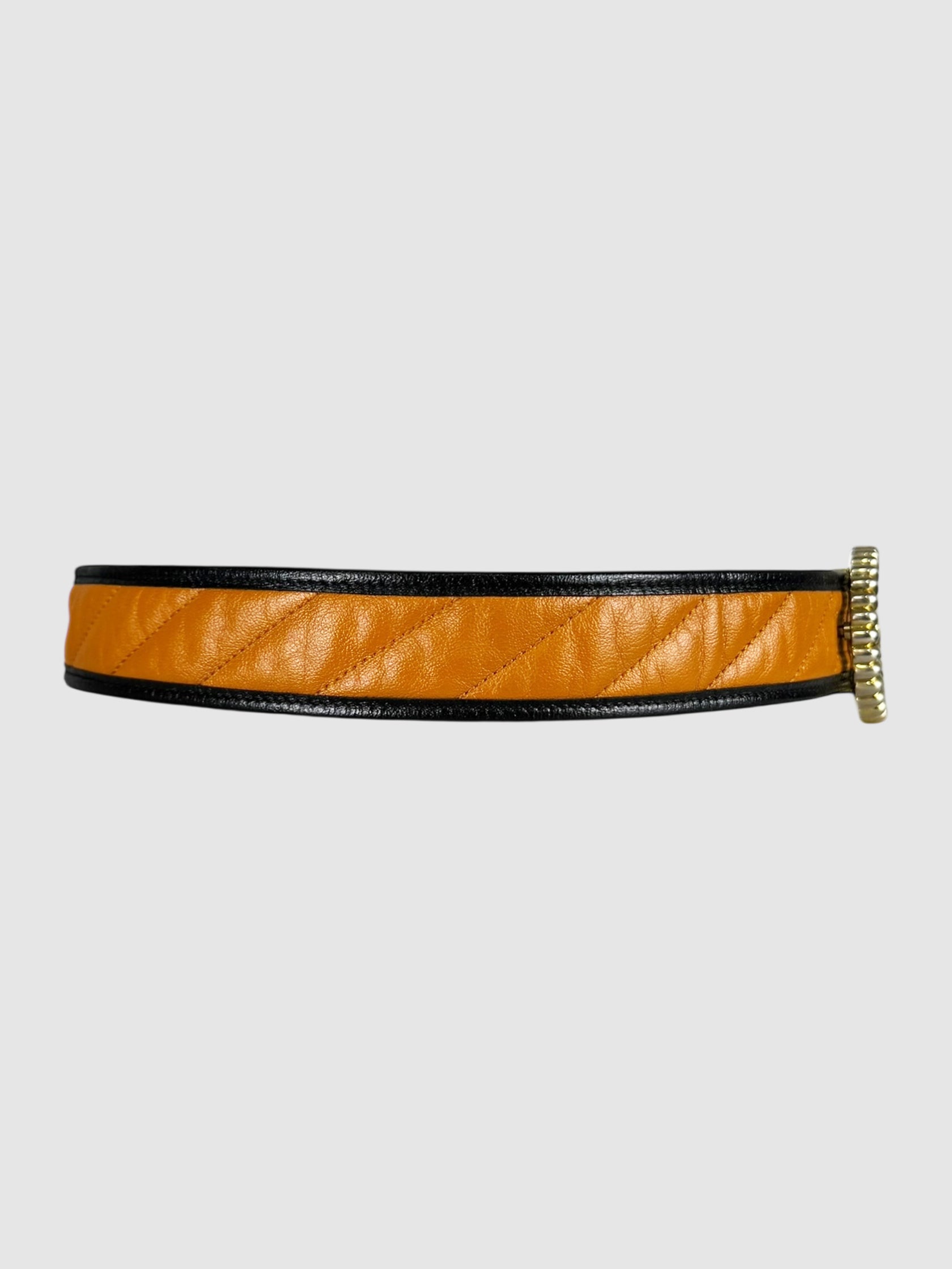 Azalea Torchon Leather Belt