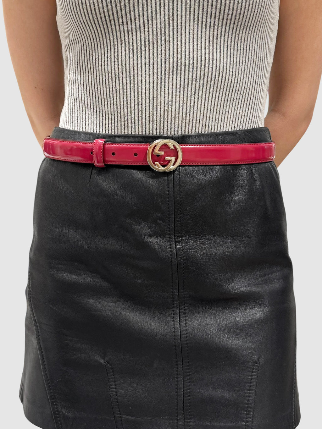 Interlocking G Leather Belt