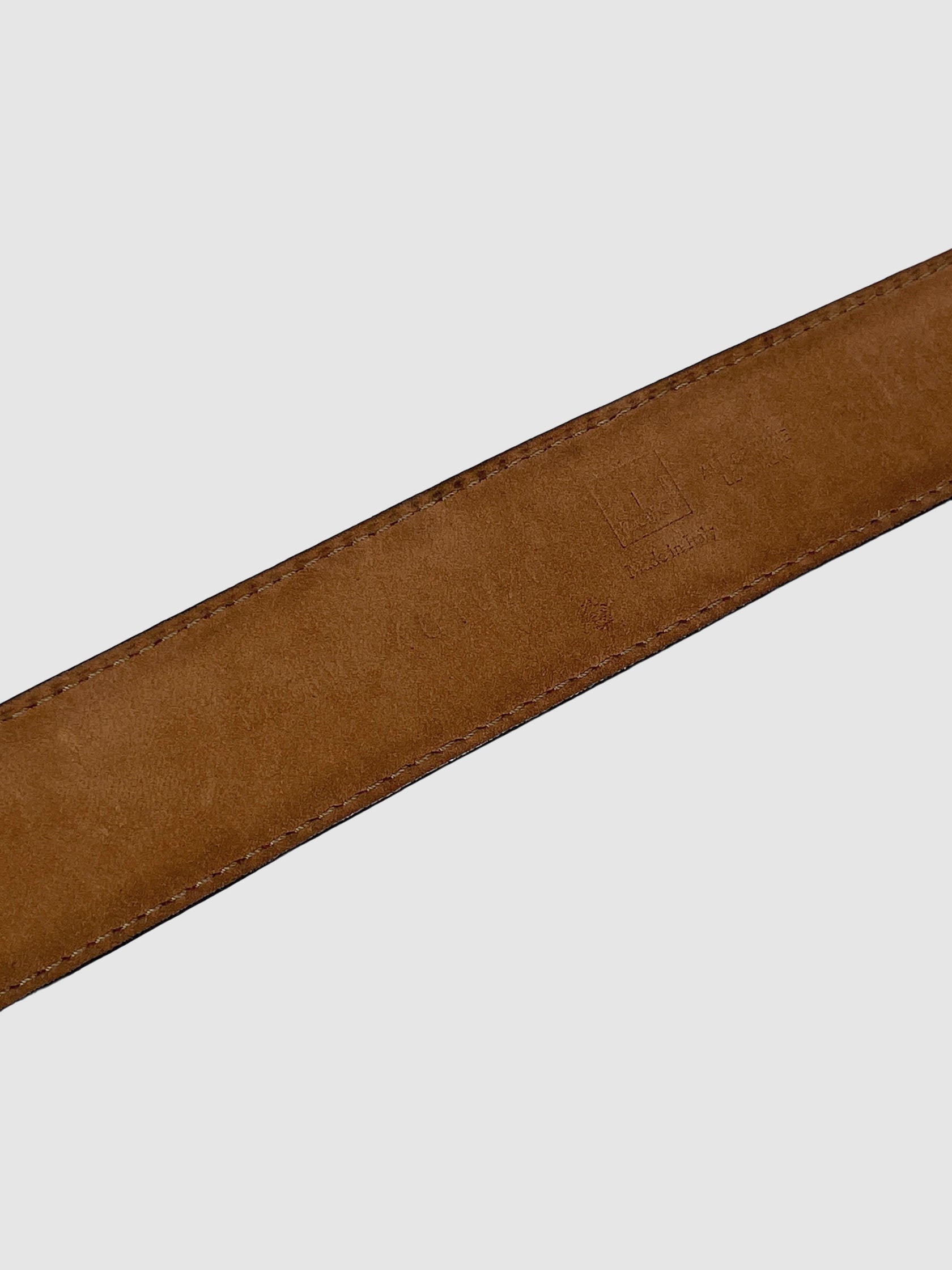 Logo Leather Belt - Size 40