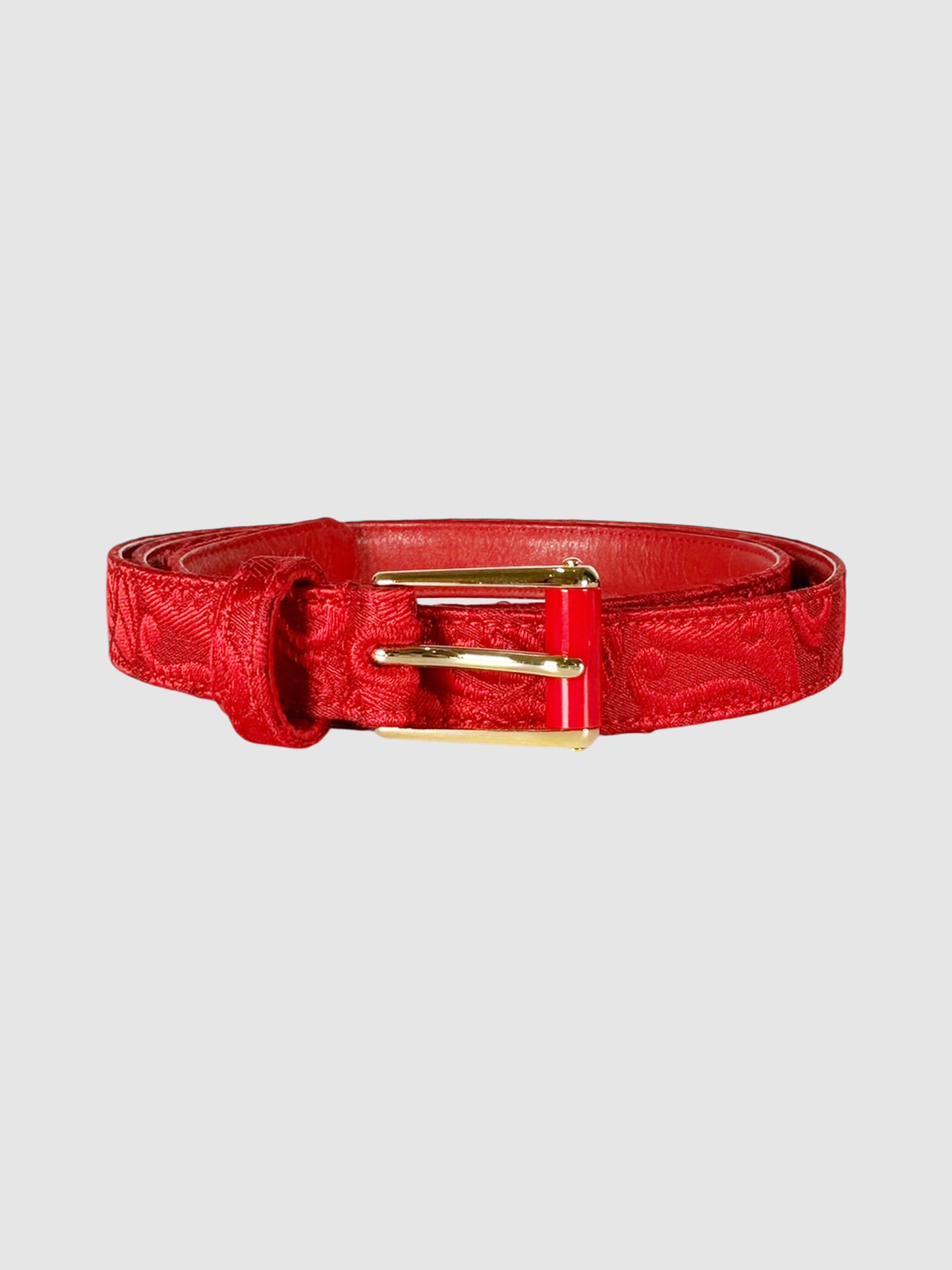 Floral Embroidery Narrow Belt