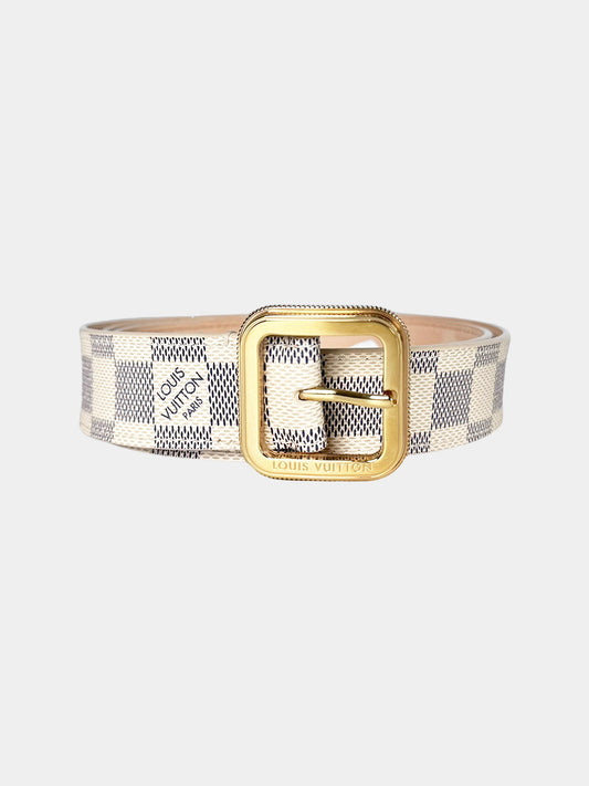 Damier Azur Canvas Tresor Belt