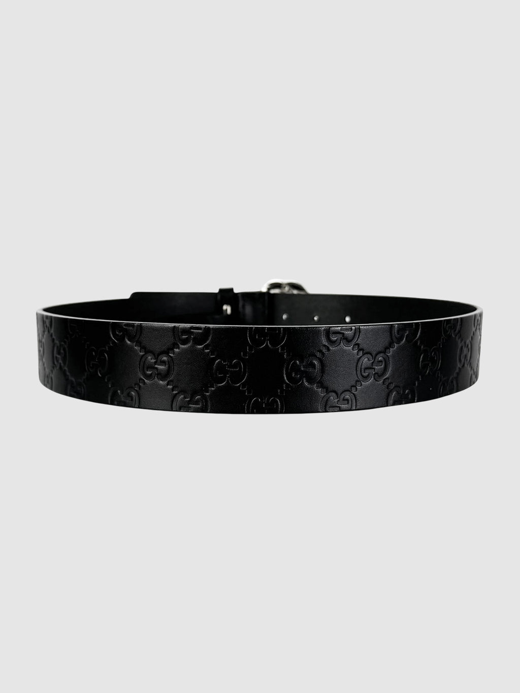 Square G Leather Belt