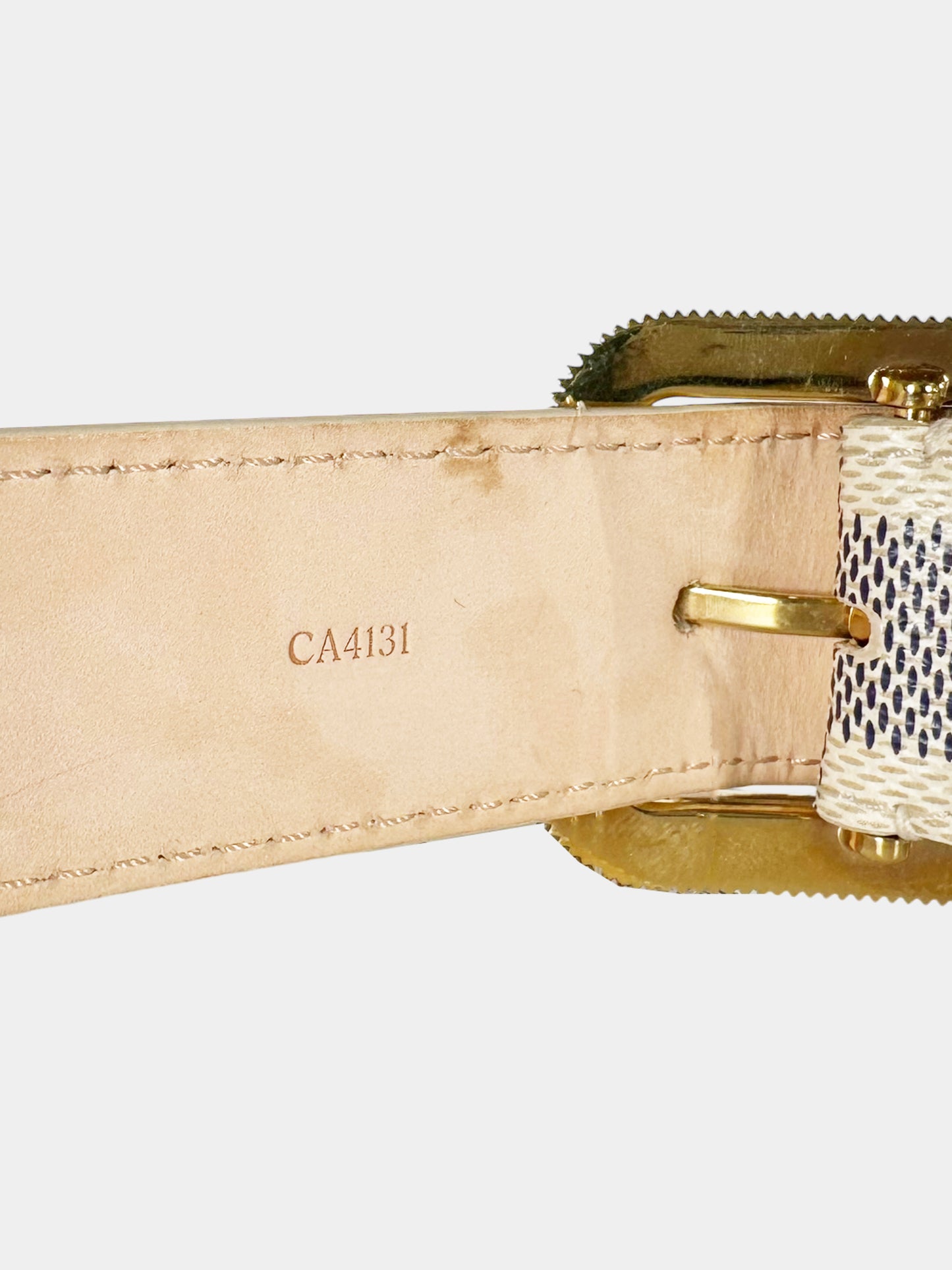 Damier Azur Canvas Tresor Belt