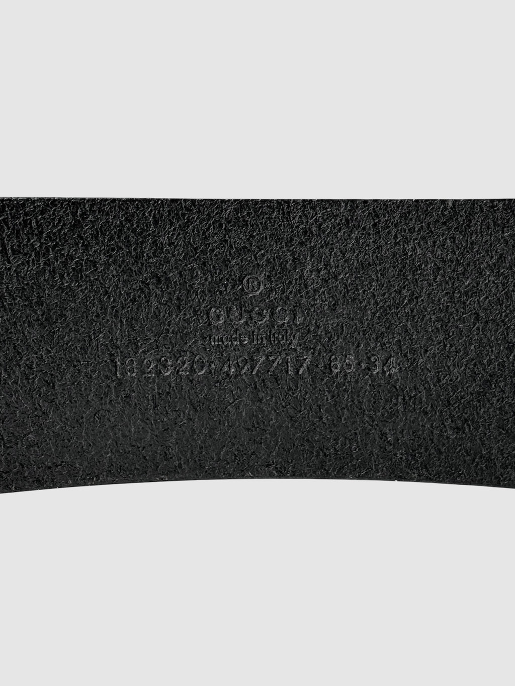 Square G Leather Belt