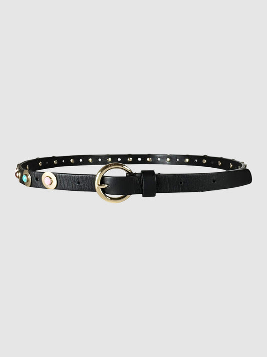 Studded Leather Belt