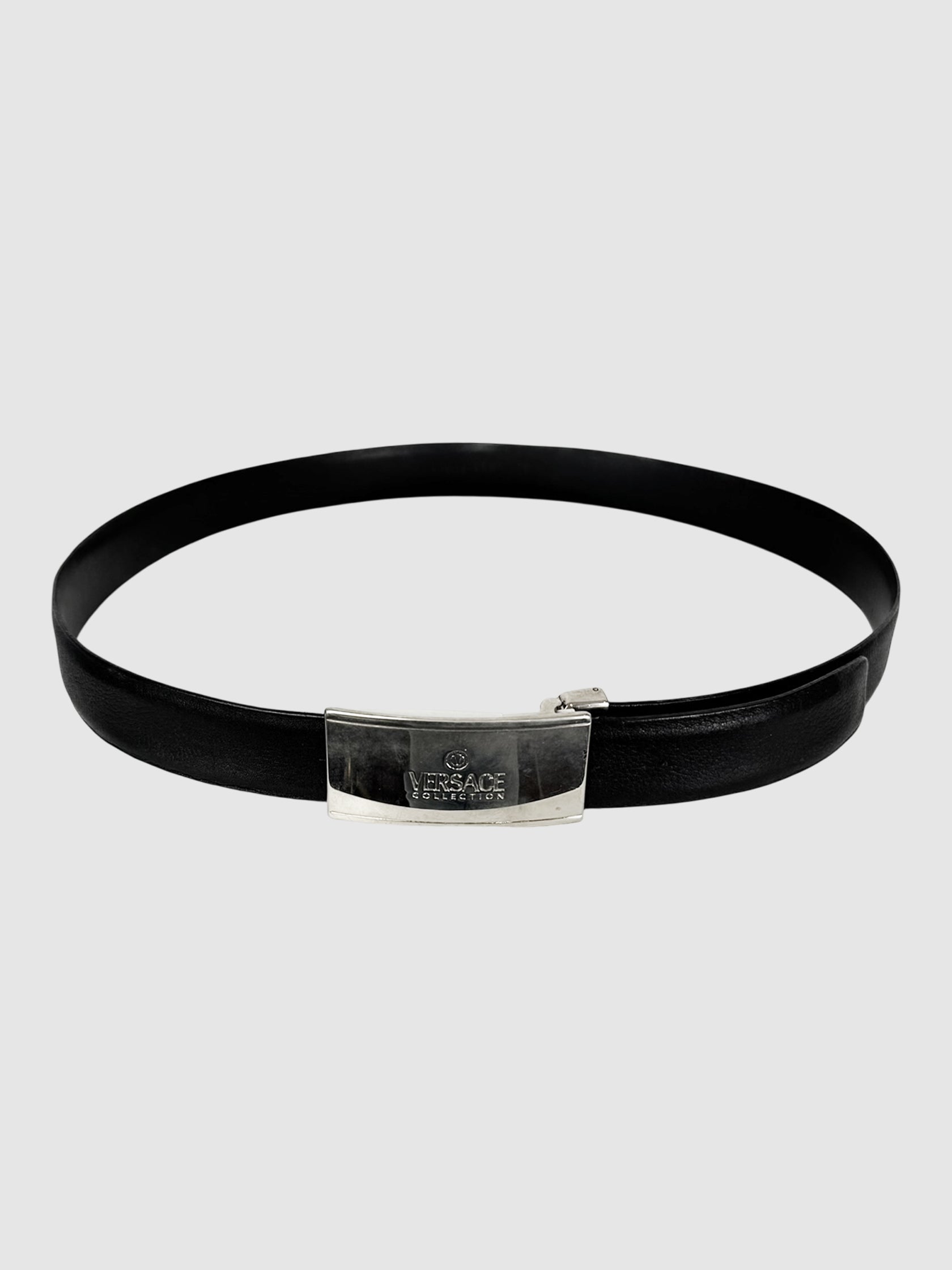 Logo Leather Belt