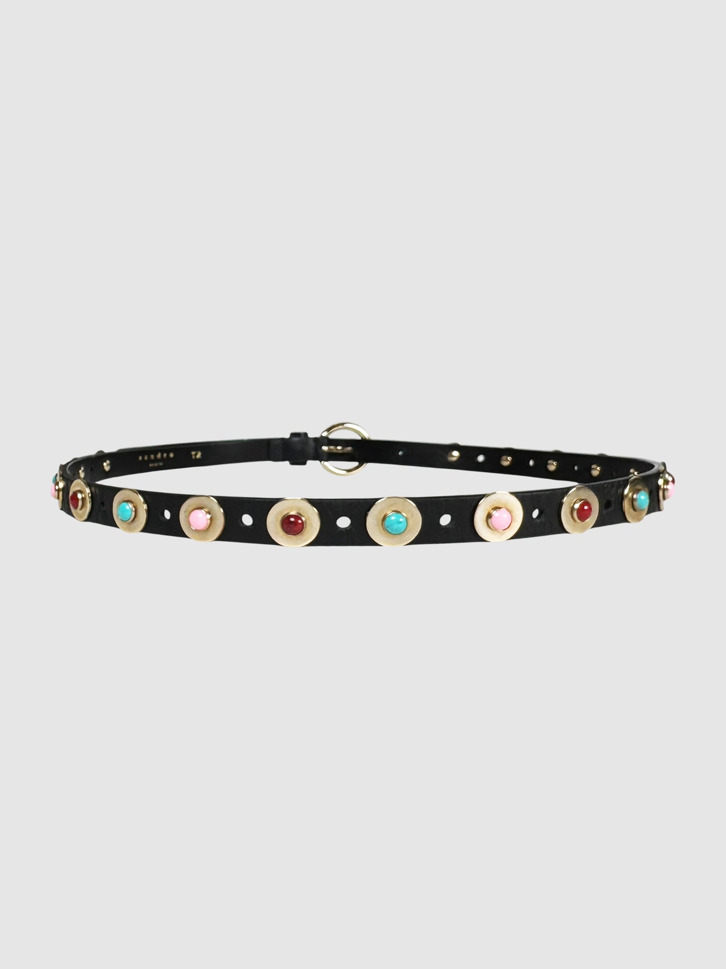 Studded Leather Belt