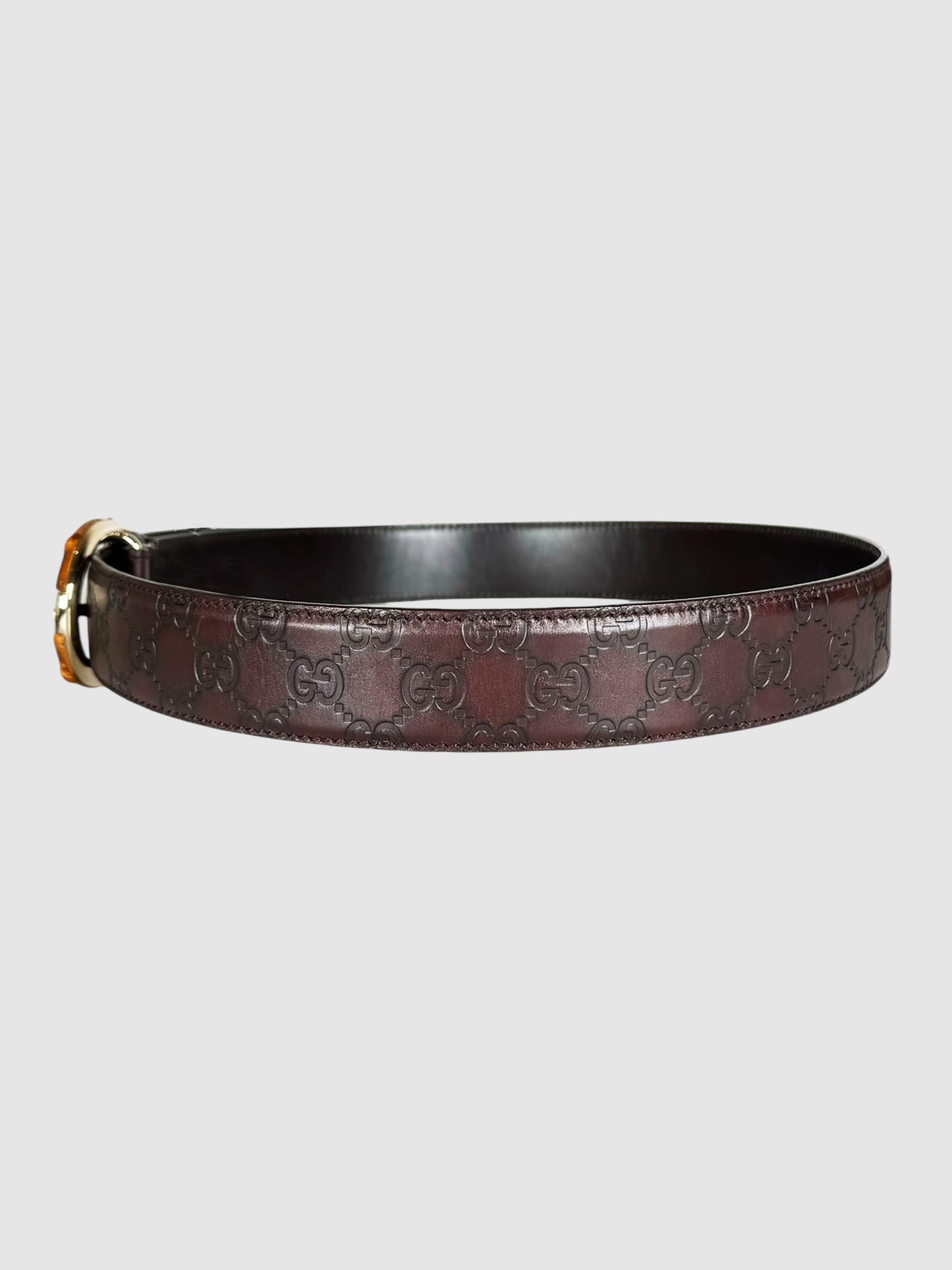 Guccissima Bamboo Leather Belt