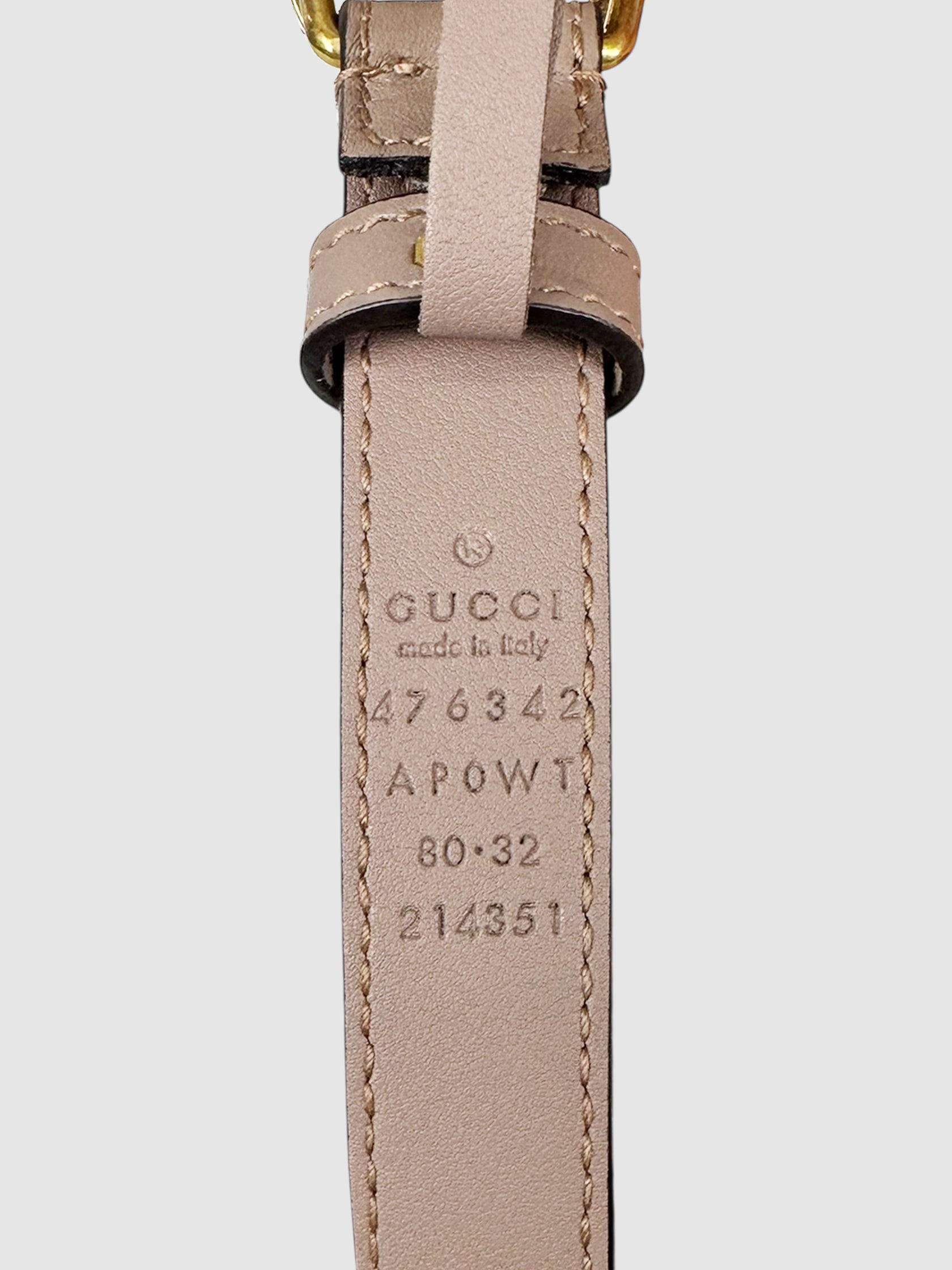 Pearl Double G Belt