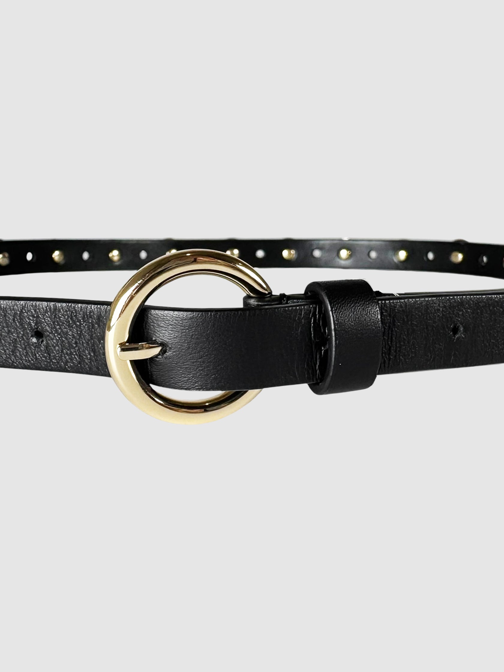 Studded Leather Belt