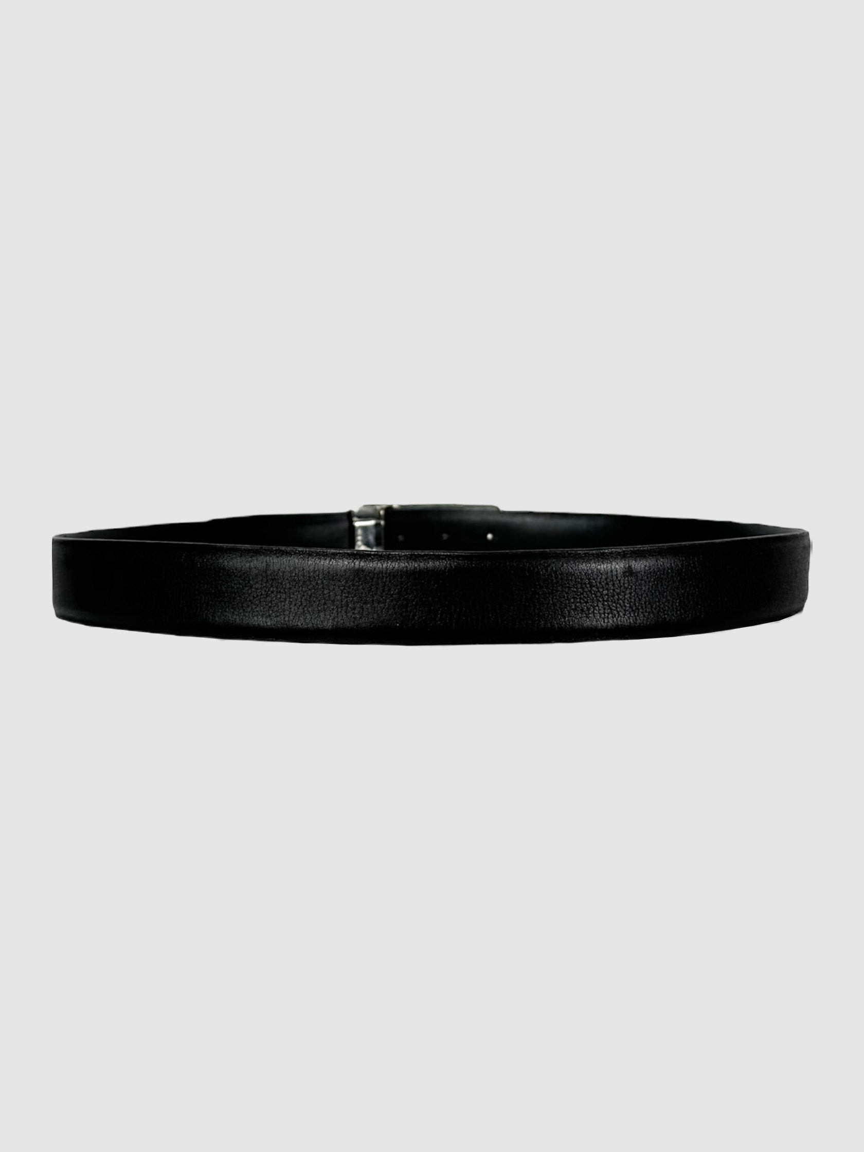 Logo Leather Belt