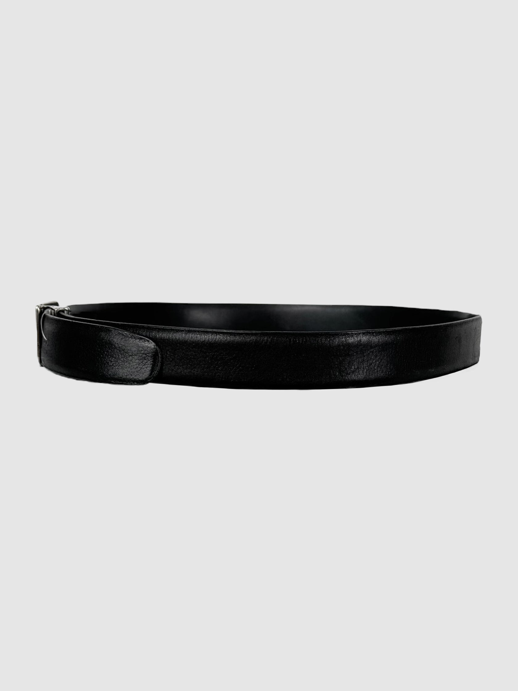 Logo Leather Belt
