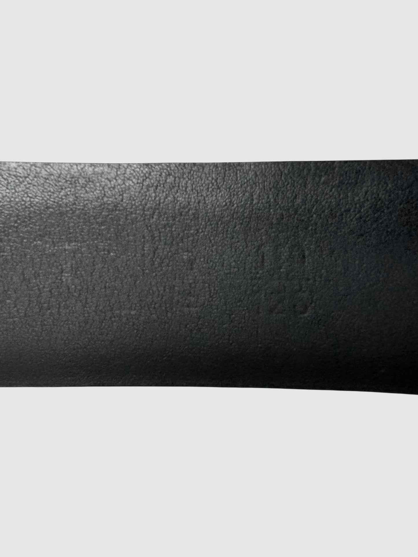 Logo Leather Belt