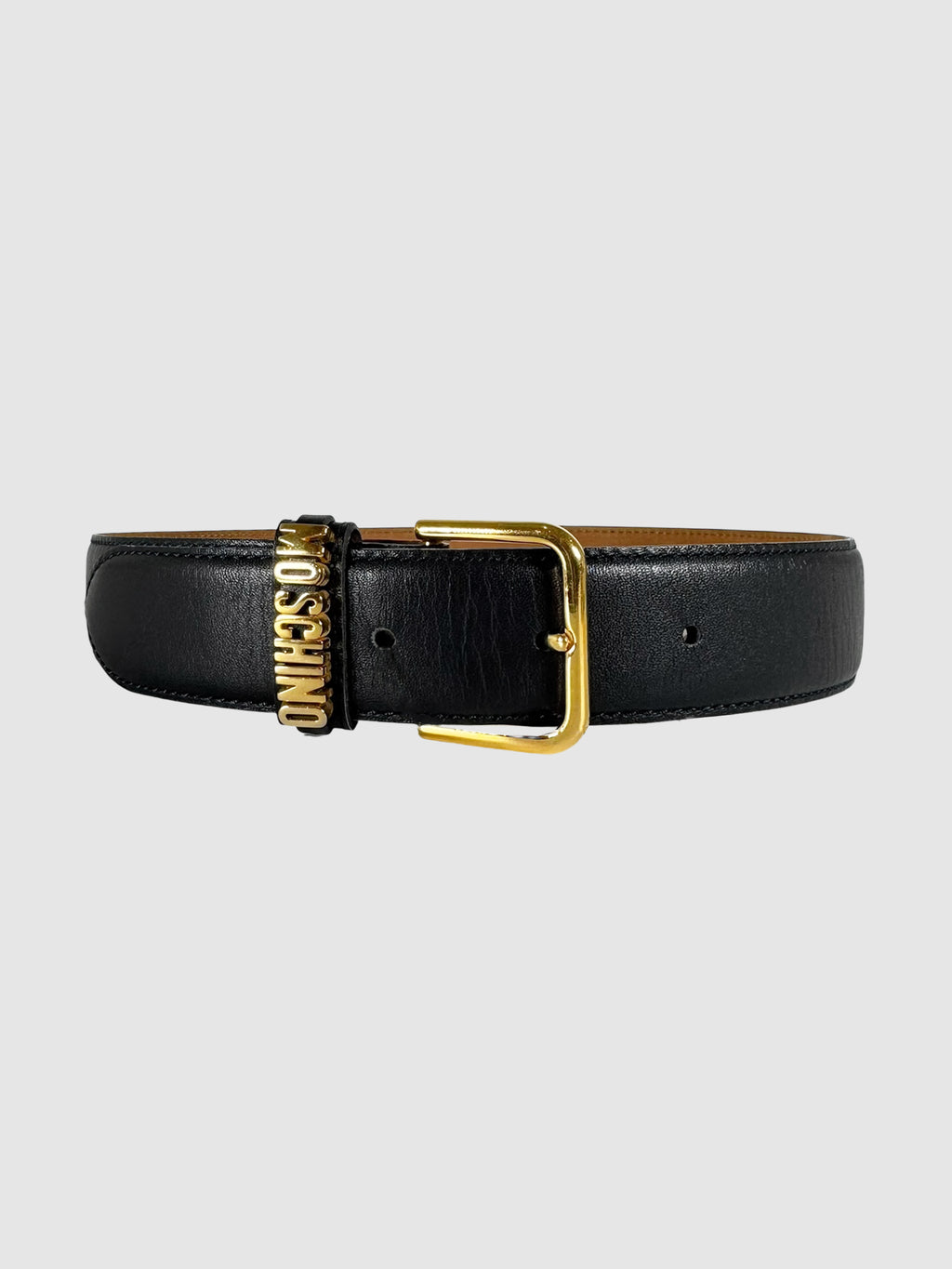 Logo Leather Belt