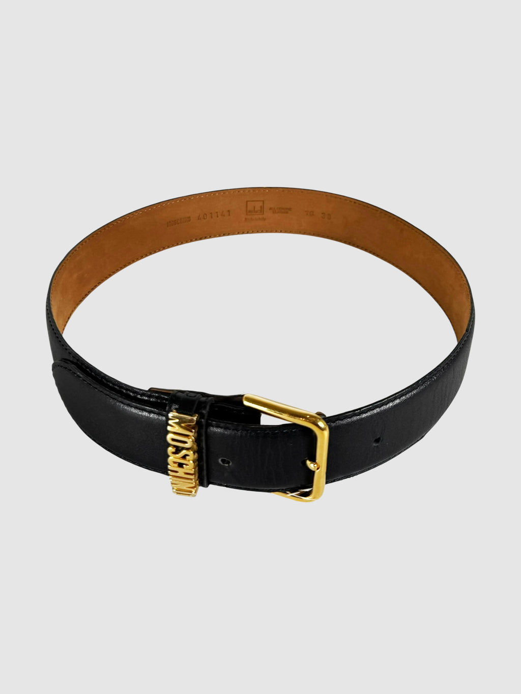 Logo Leather Belt
