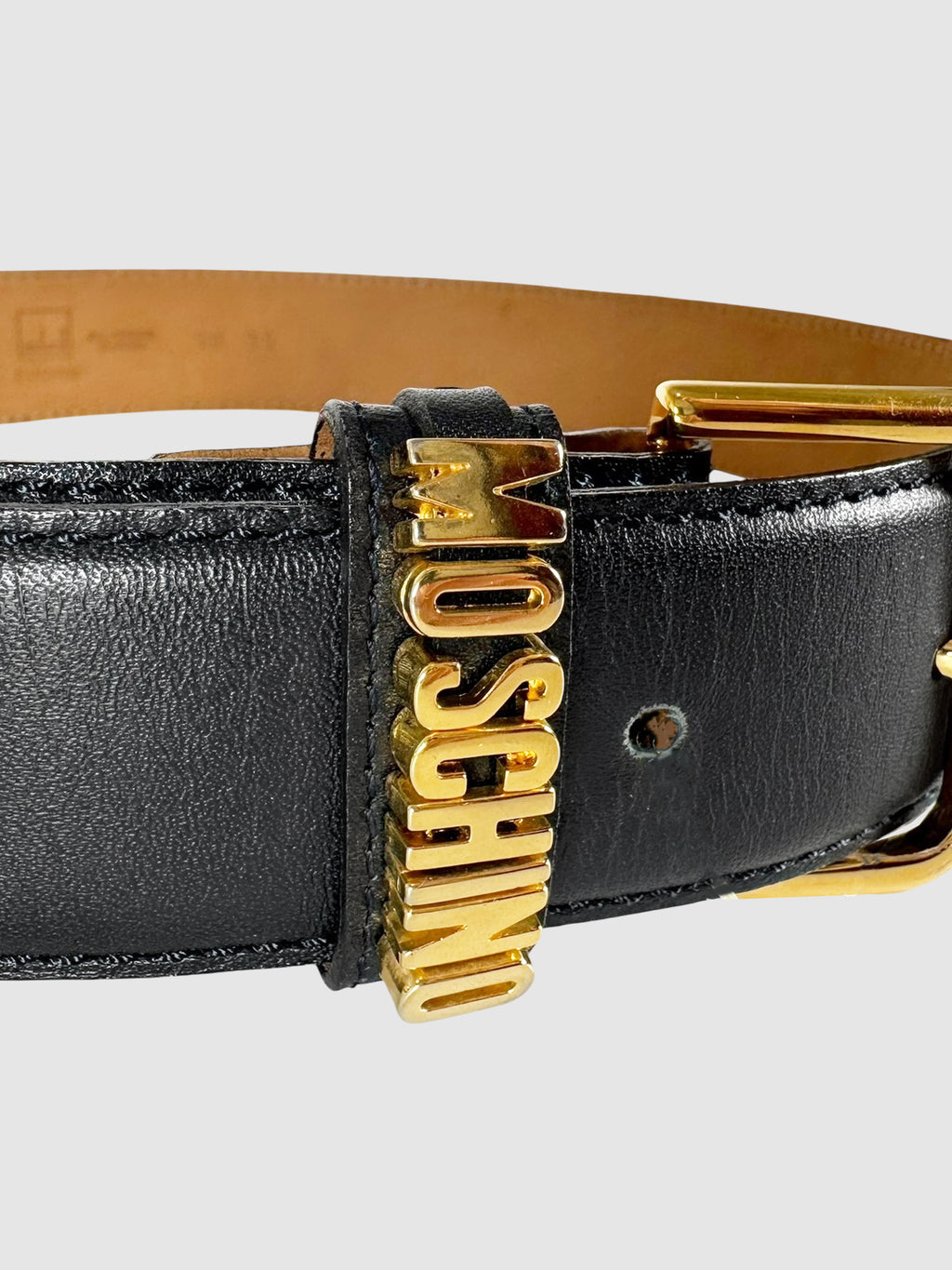 Logo Leather Belt