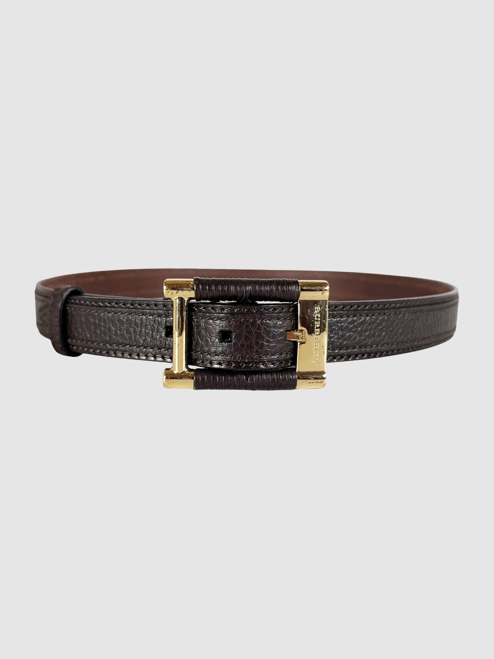 Textured Leather Belt