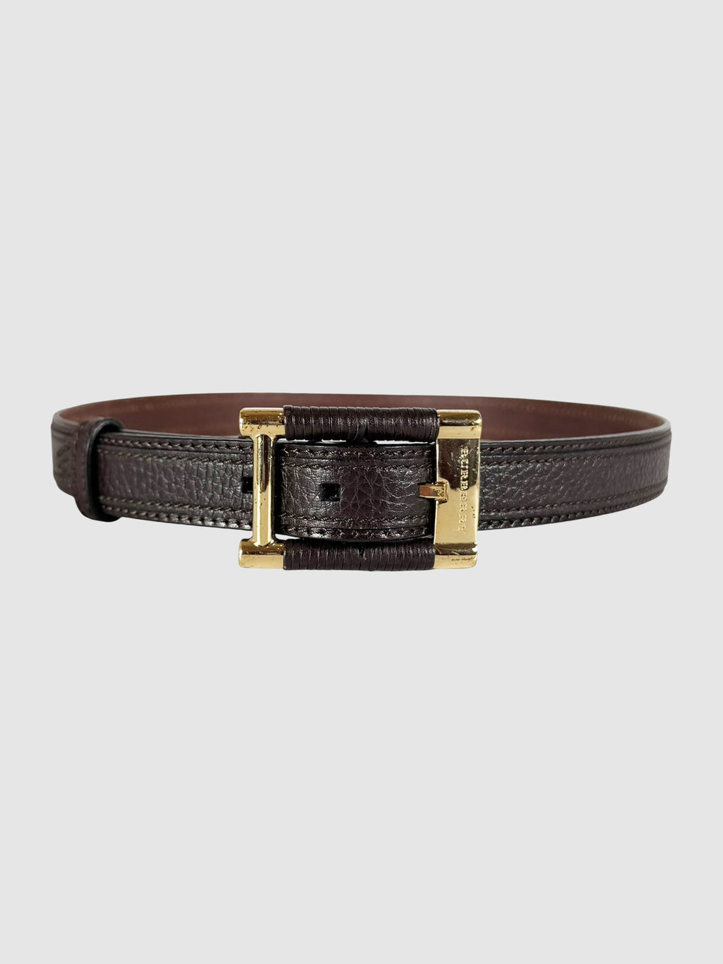 Textured Leather Belt