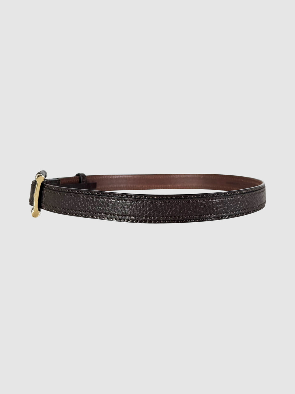 Textured Leather Belt