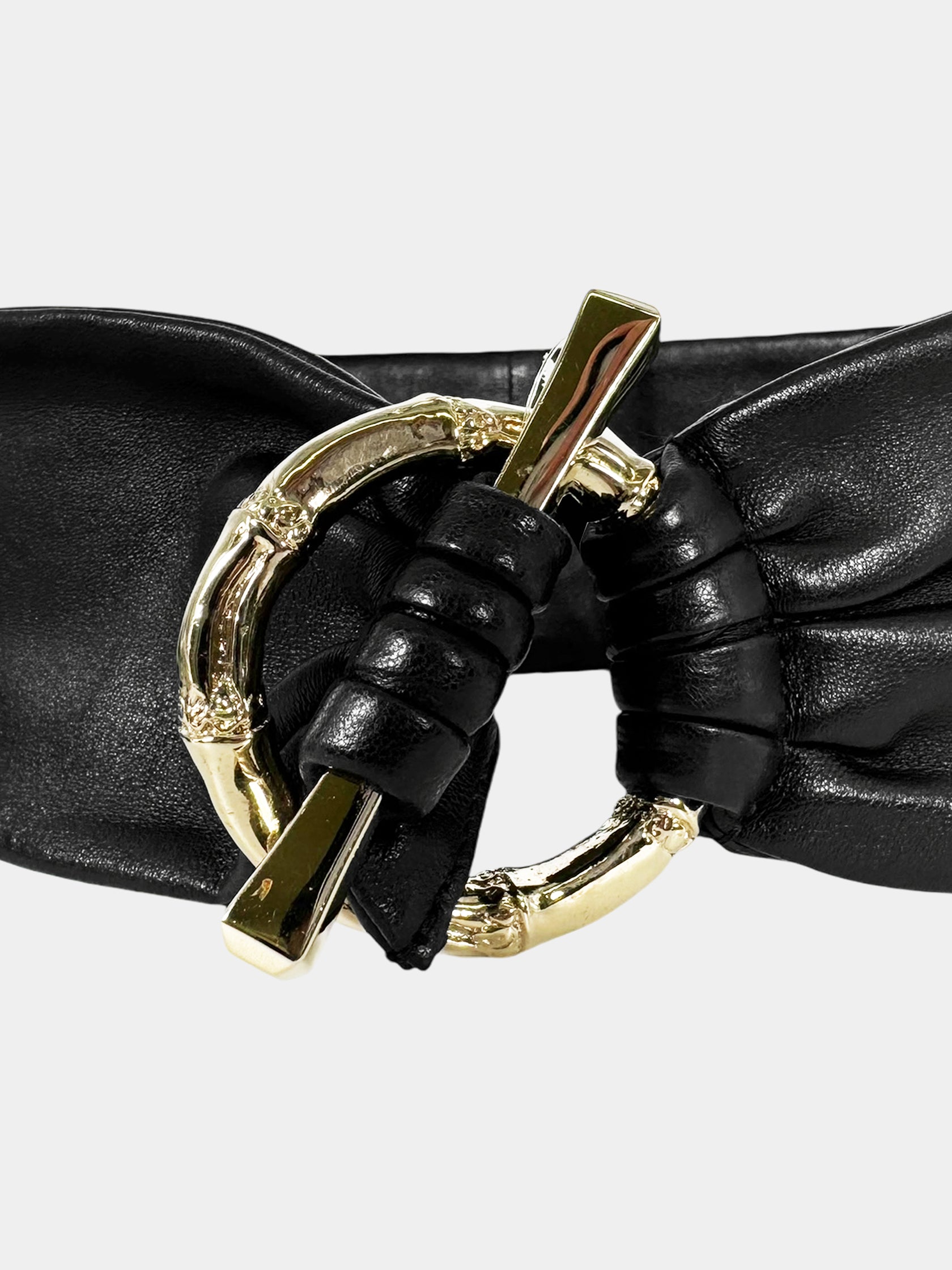 Wide Leather Waist Belt