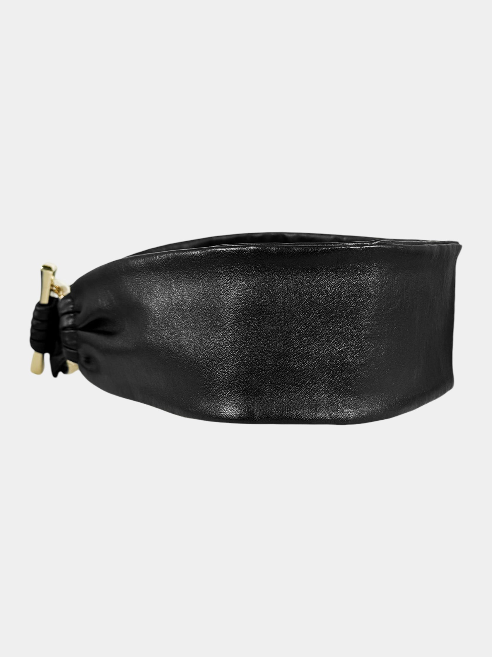 Wide Leather Waist Belt