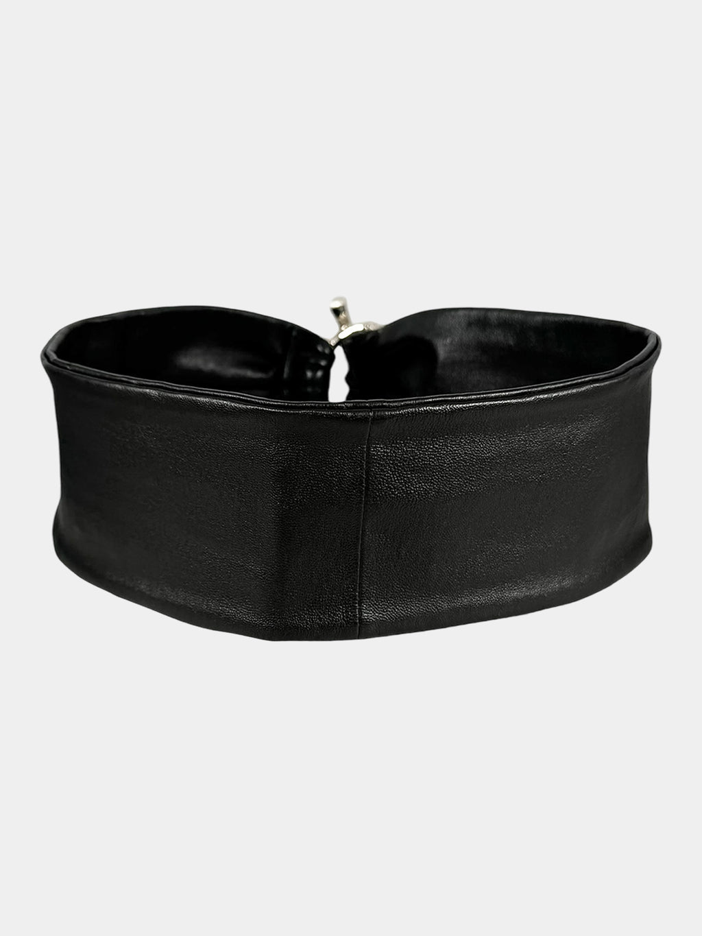 Wide Leather Waist Belt