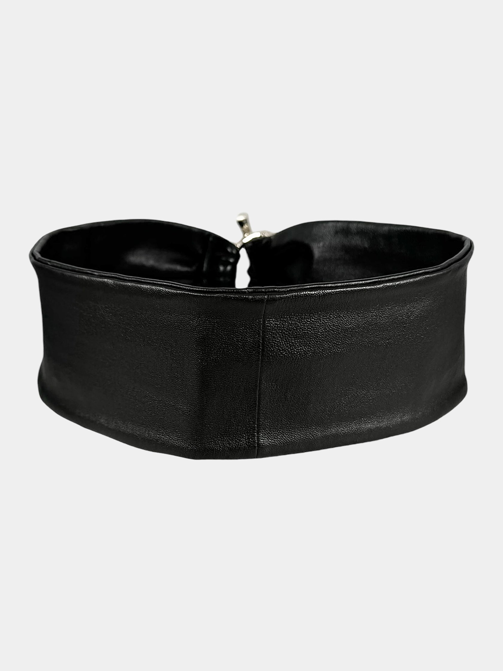 Wide Leather Waist Belt