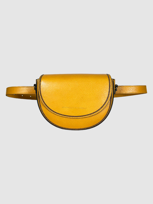 Leather Crossbody Belt Bag