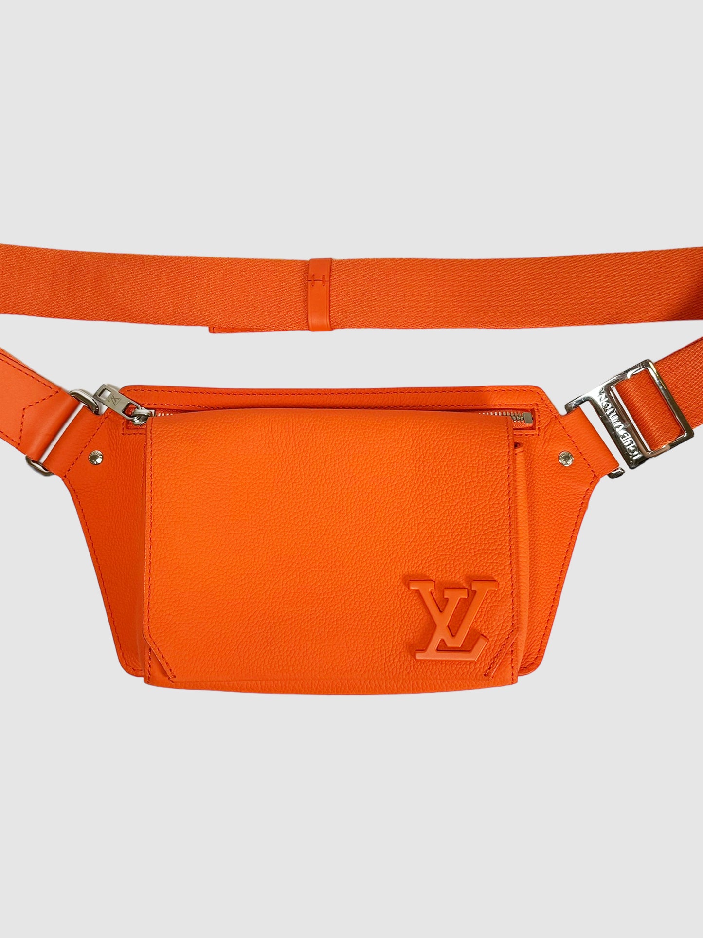 2021 Louis Vuitton Orange Takeoff Sling Aerogram Belt Bag Designer Resale Bum Bag Fanny Pack Toronto Canada Trendy Summer Outfit Festival