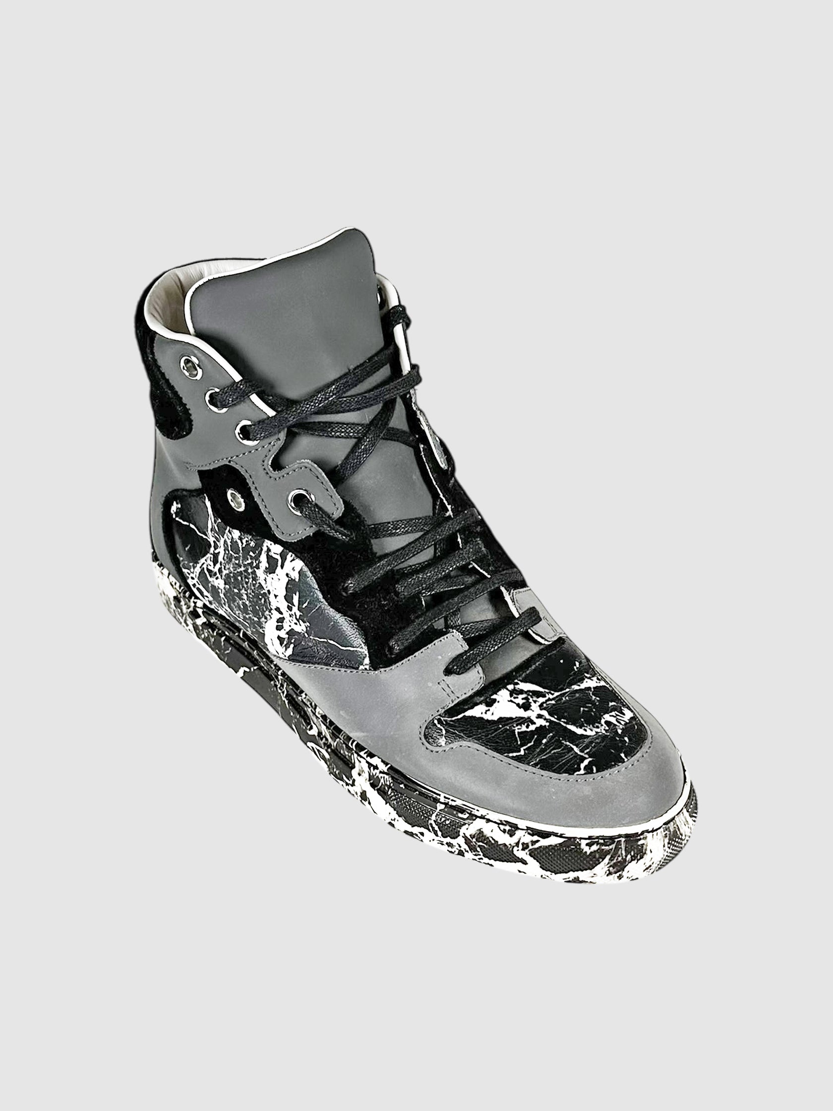 Marble Print Sneakers