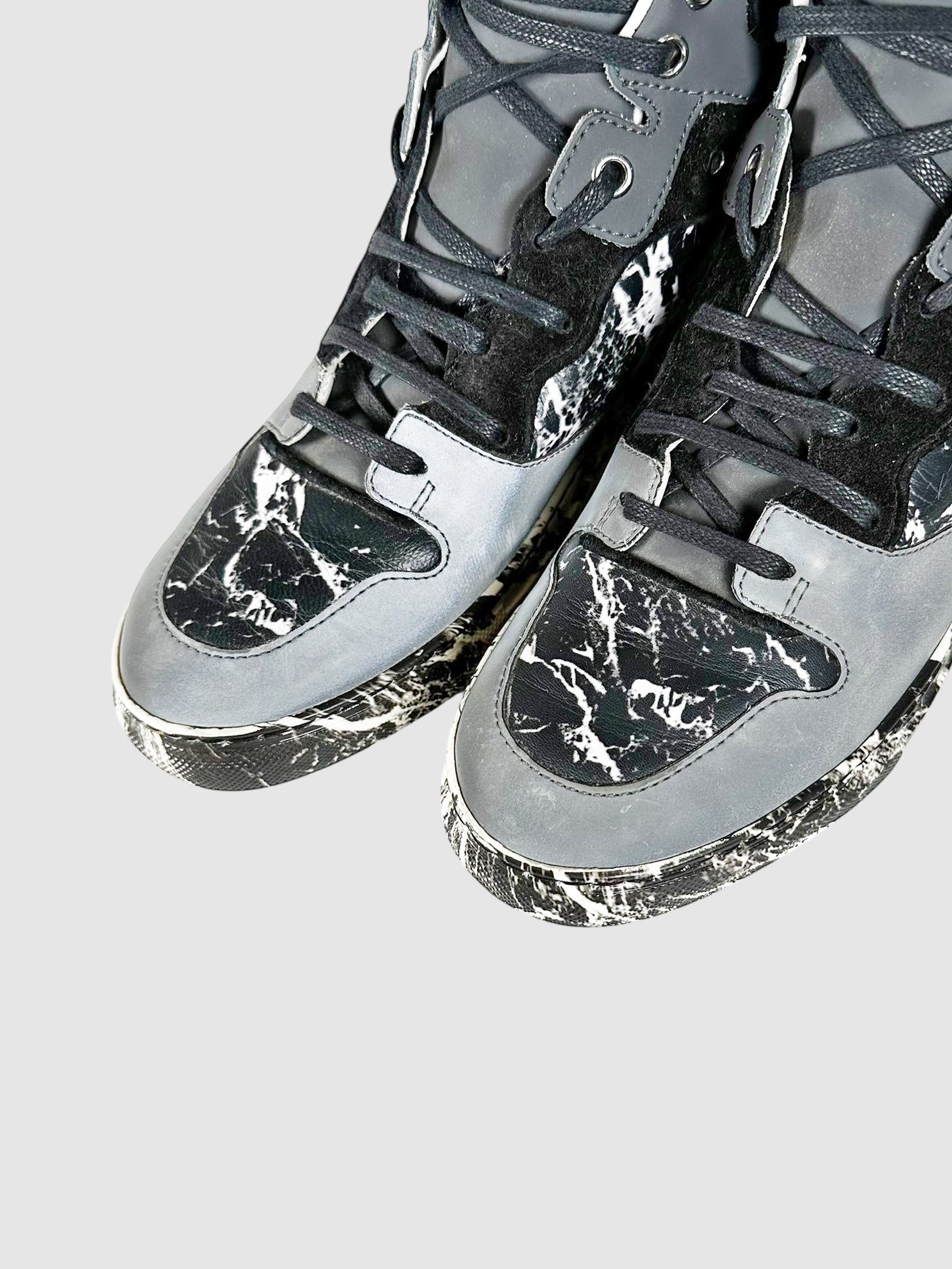 Marble Print Sneakers