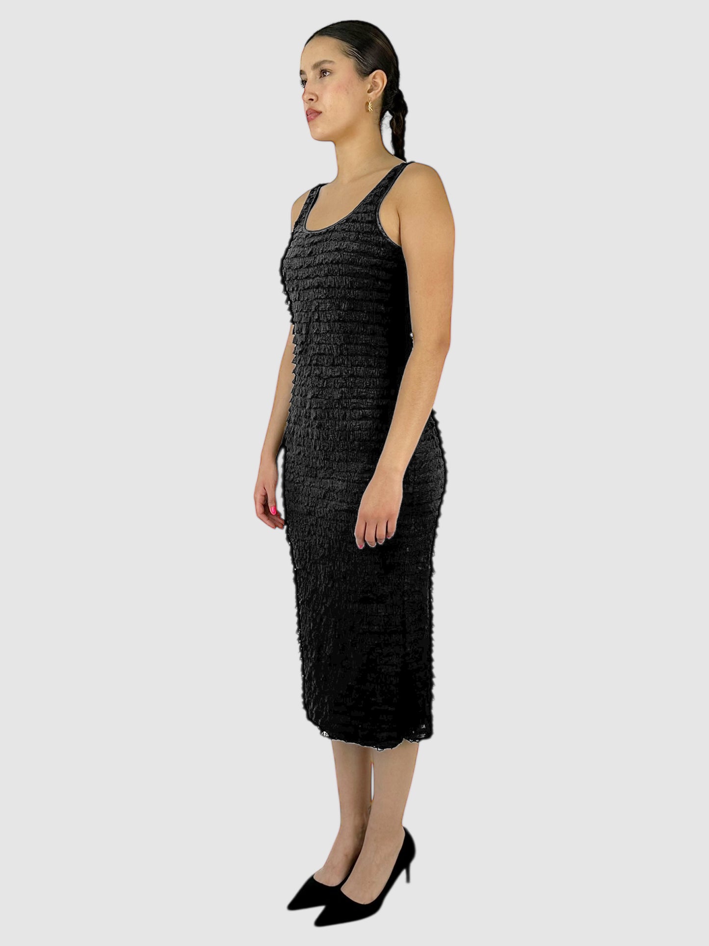 Ruffled Midi Dress
