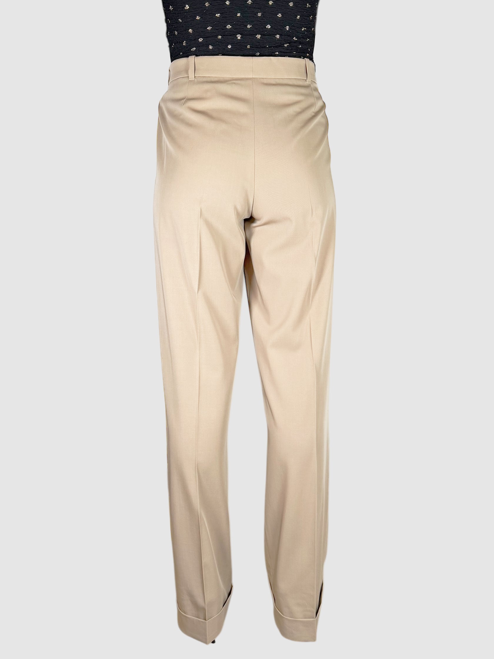 Wool Pleated Pants