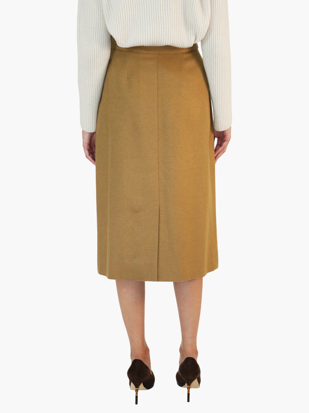 Wool Midi Skirt