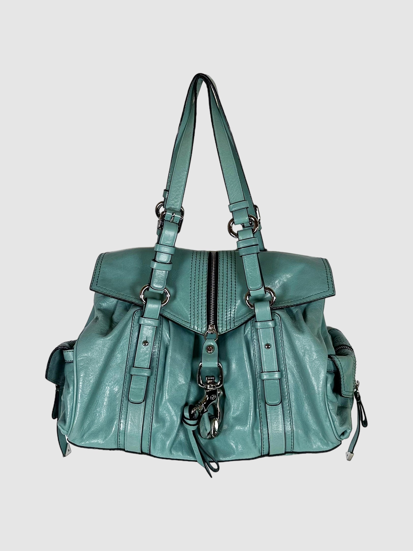 Tassel Leather Shoulder Bag