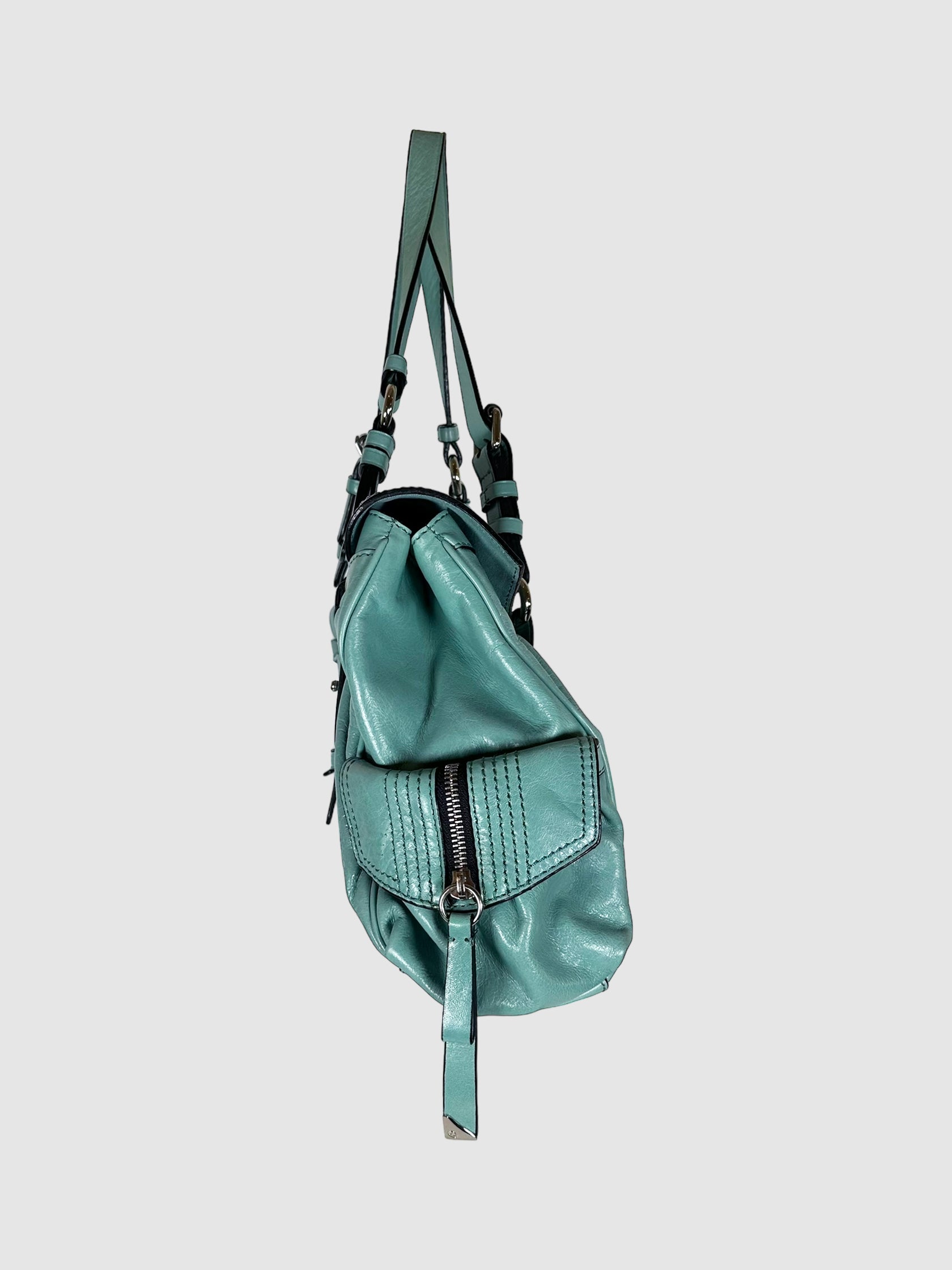 Tassel Leather Shoulder Bag