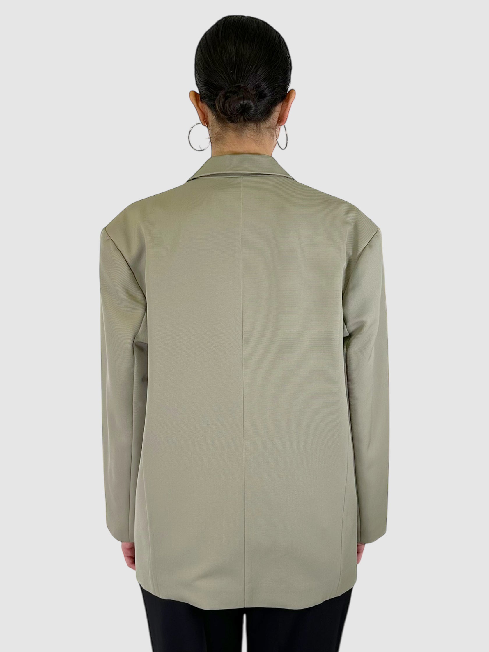 Wool Single-Breasted Blazer