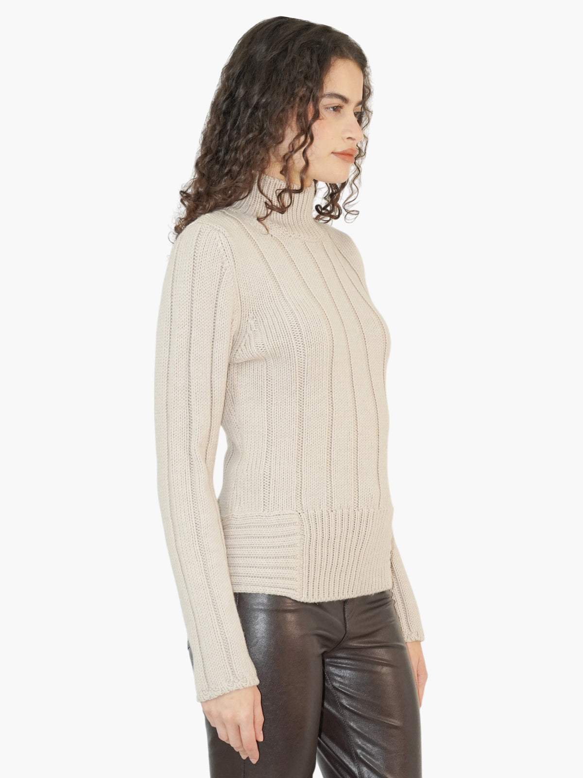 Wool Turtleneck Sweater