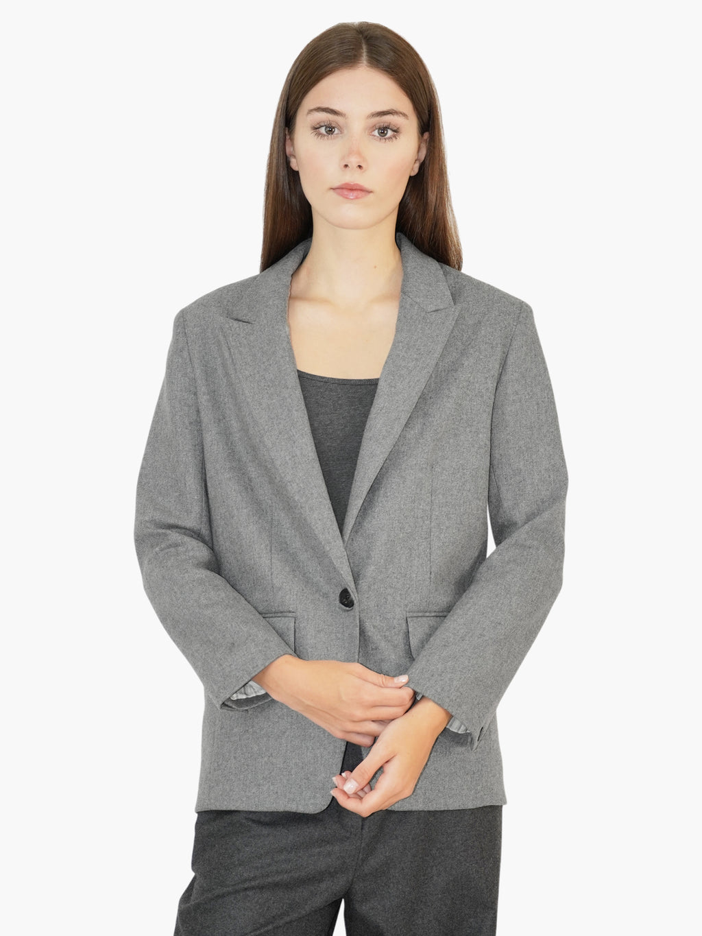 Single-Button Blazer