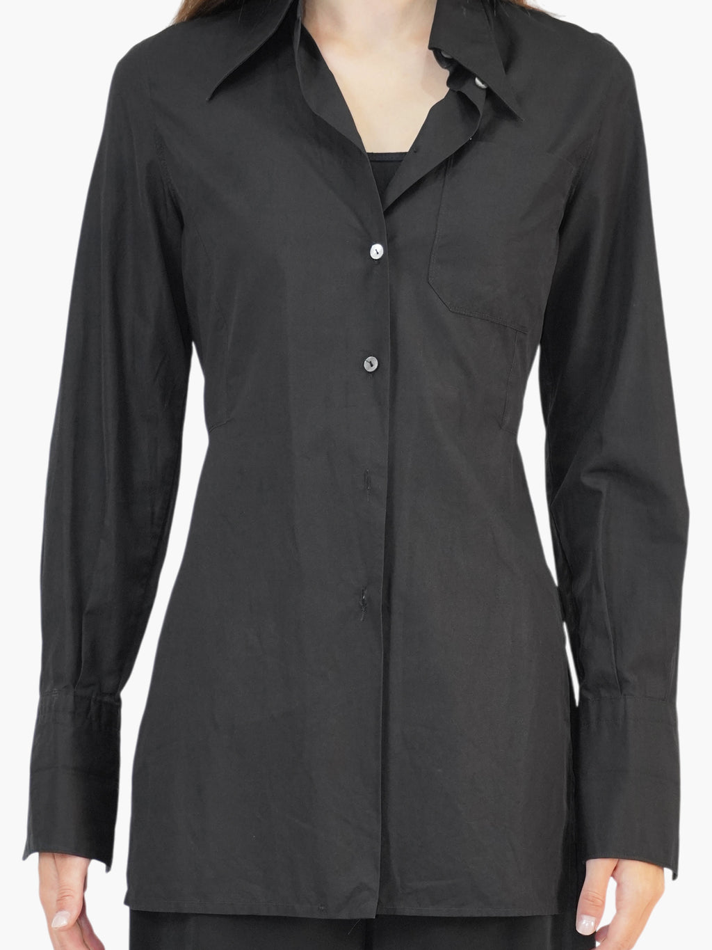 Tailored Button-Up Top