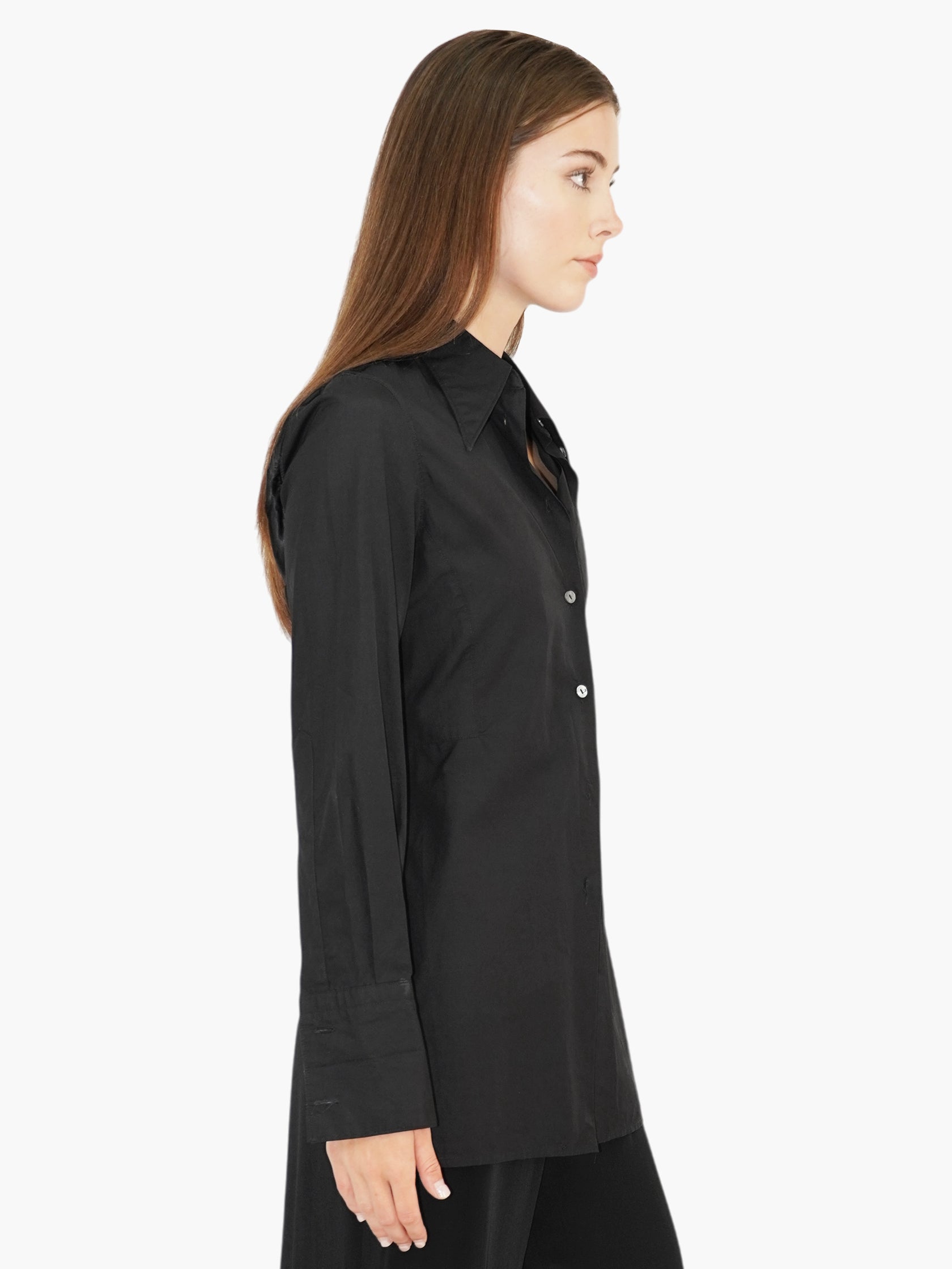 Tailored Button-Up Top