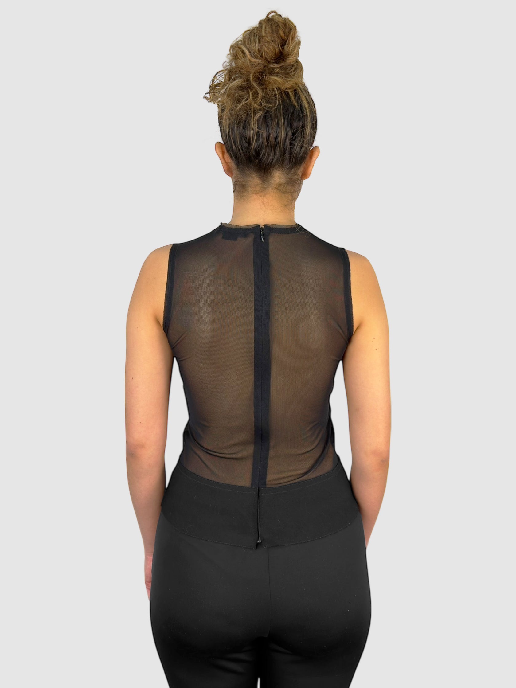 Leather Sleeveless Top