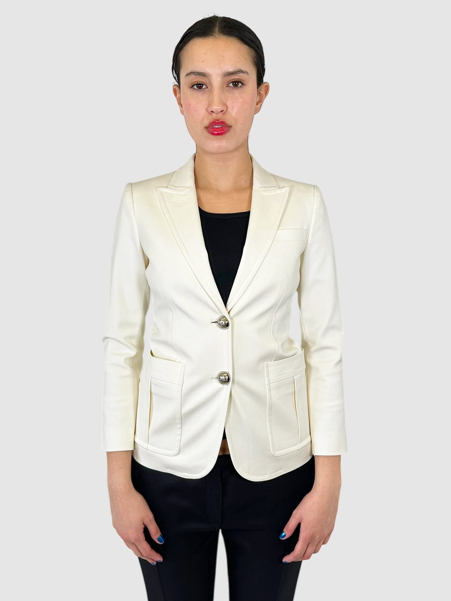 Single-Breasted Blazer - Size XS